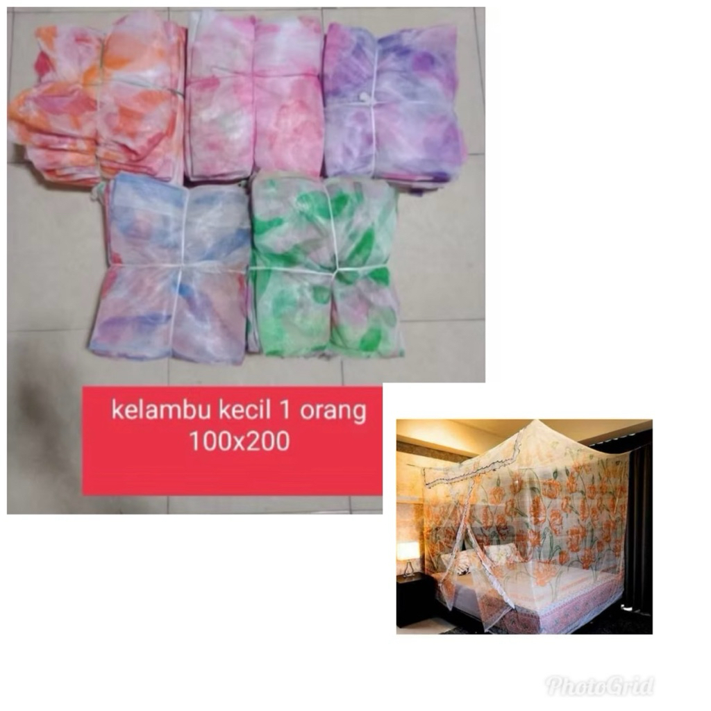 KELAMBU KECIL MOTIF BUNGA / KELAMBU KECIL / KELAMBU NO 3 / KELAMBU 1 ORANG / KELAMBU SINGLE / KELAMB