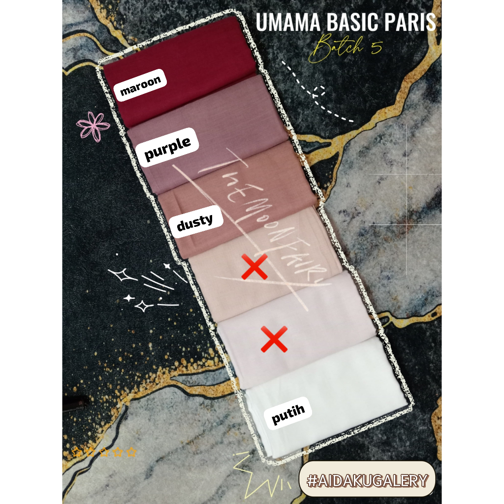 Segiempat umama Paris Polos-Segiempat Paris-Umama Polos