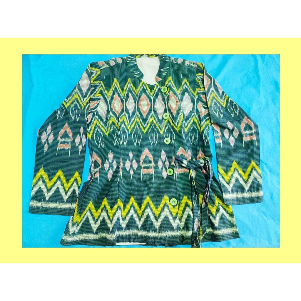 BAJU ATASAN WANITA BATIK TENUN TROSO