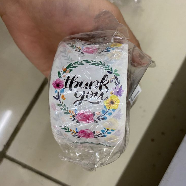 

STIKER THANK YOU BUNGA A281-38