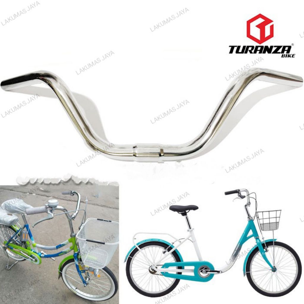 Stang Setang Sepeda mini ukuran 24 & 26 Bahan Besi Chrome Minion Pasific Polygon Phonix mini Grosir 