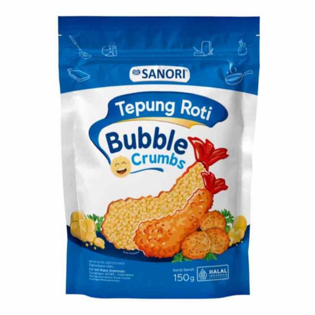 

Sanori Tepung Roti Bubble Crumbs 150gr