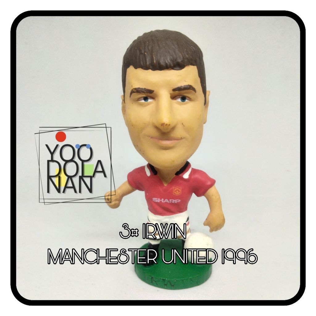 3# IRWIN - MANCHESTER UNITED 1996 CORINTHIAN PROSTARS FIGURE PEMAIN BOLA