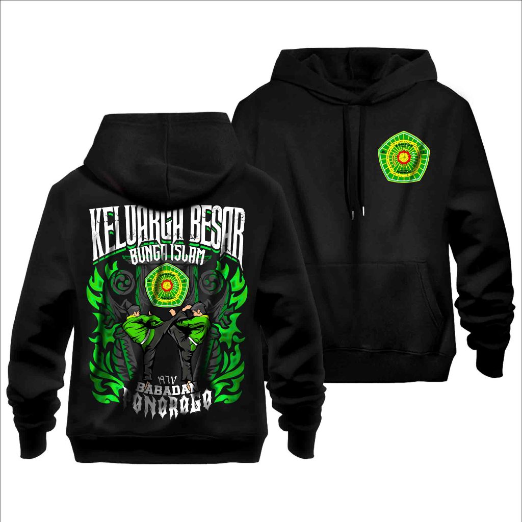 Jaket Hoodie Bunga Islam Indonesia 131 BI 1967 Ponorogo Terbaru Distro Kaos Pencak Silat Bunga Islam