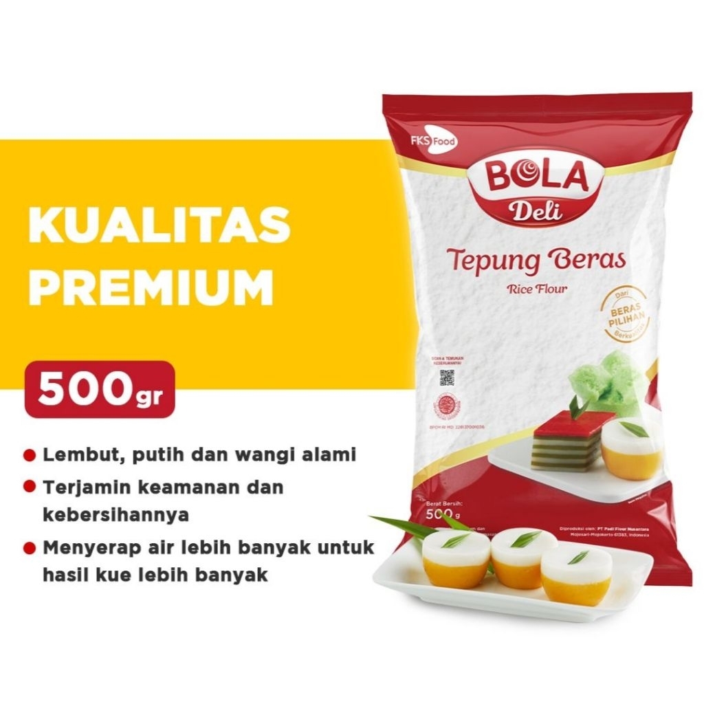 

bola deli tepung beras kemasan 500gr