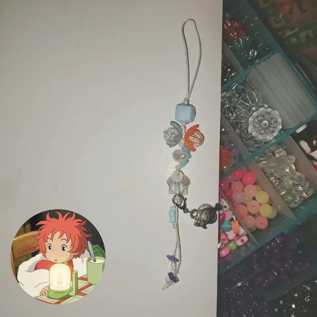 gantungan kunci manik ghibli ponyo aesthetic [BACA DESKRIPSI]