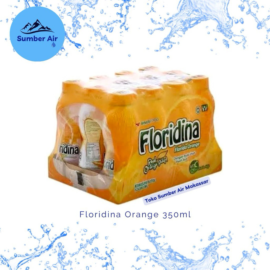 

Floridina Orange 350ml (1 pack isi 12 botol) | Minuman rasa jeruk