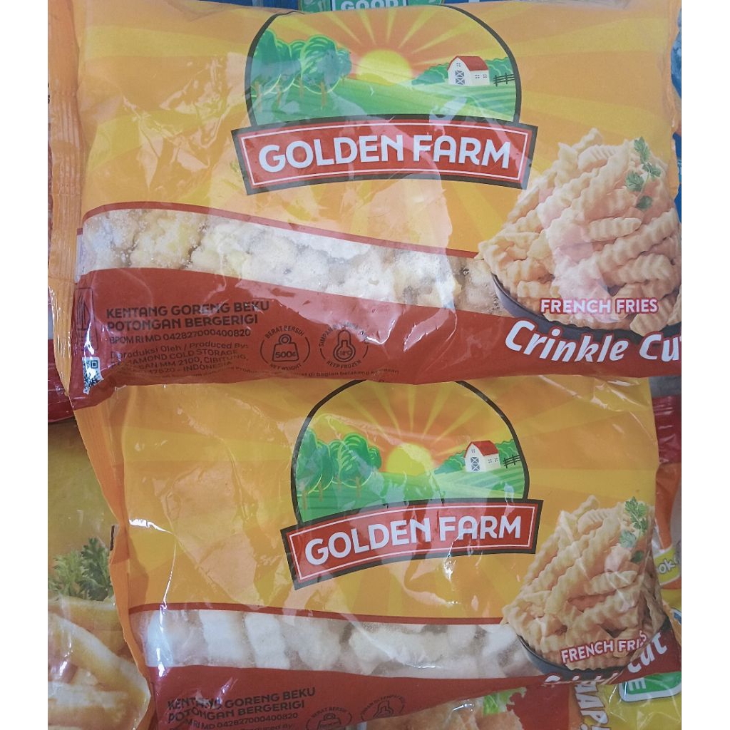 

Golden Farm kentang crinkle 500gr