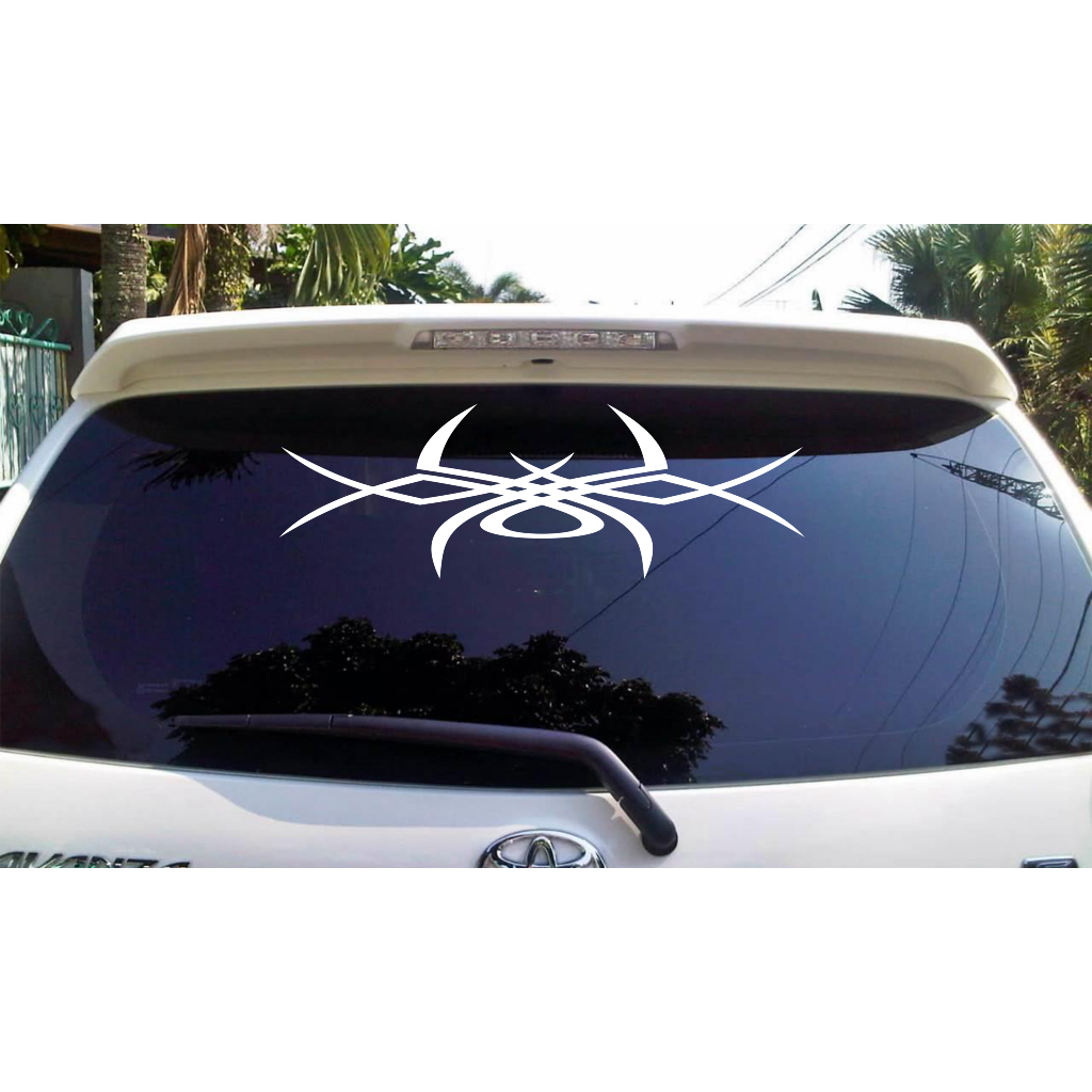 Stiker kaca belakang mobil.STICKER TRIBAL ukuran 60cmx20cm CODE 25