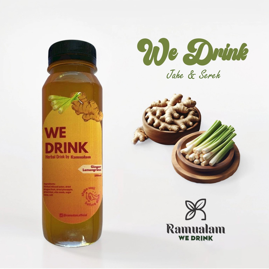 

Ramualam We Drink - Minuman Rempah Rasa Jahe dan Sereh