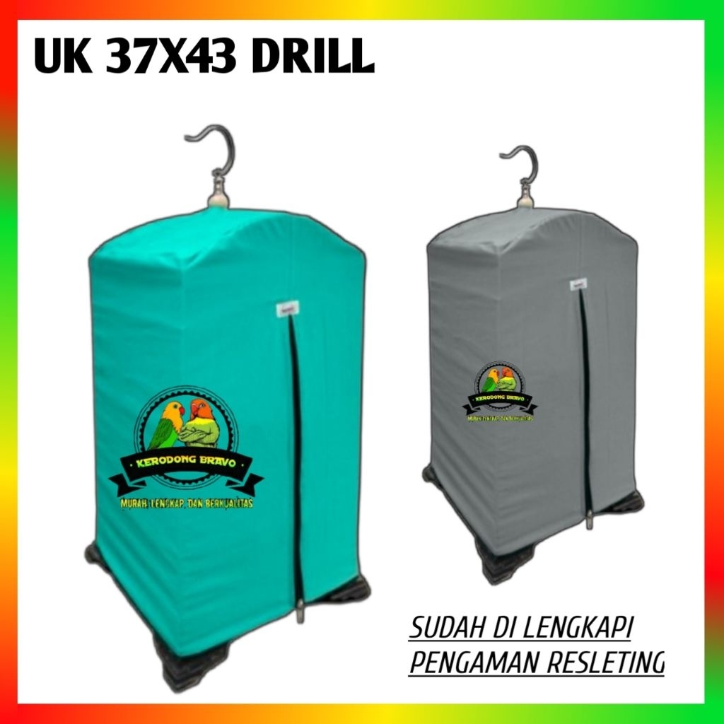 Kerodong 37x43 drill