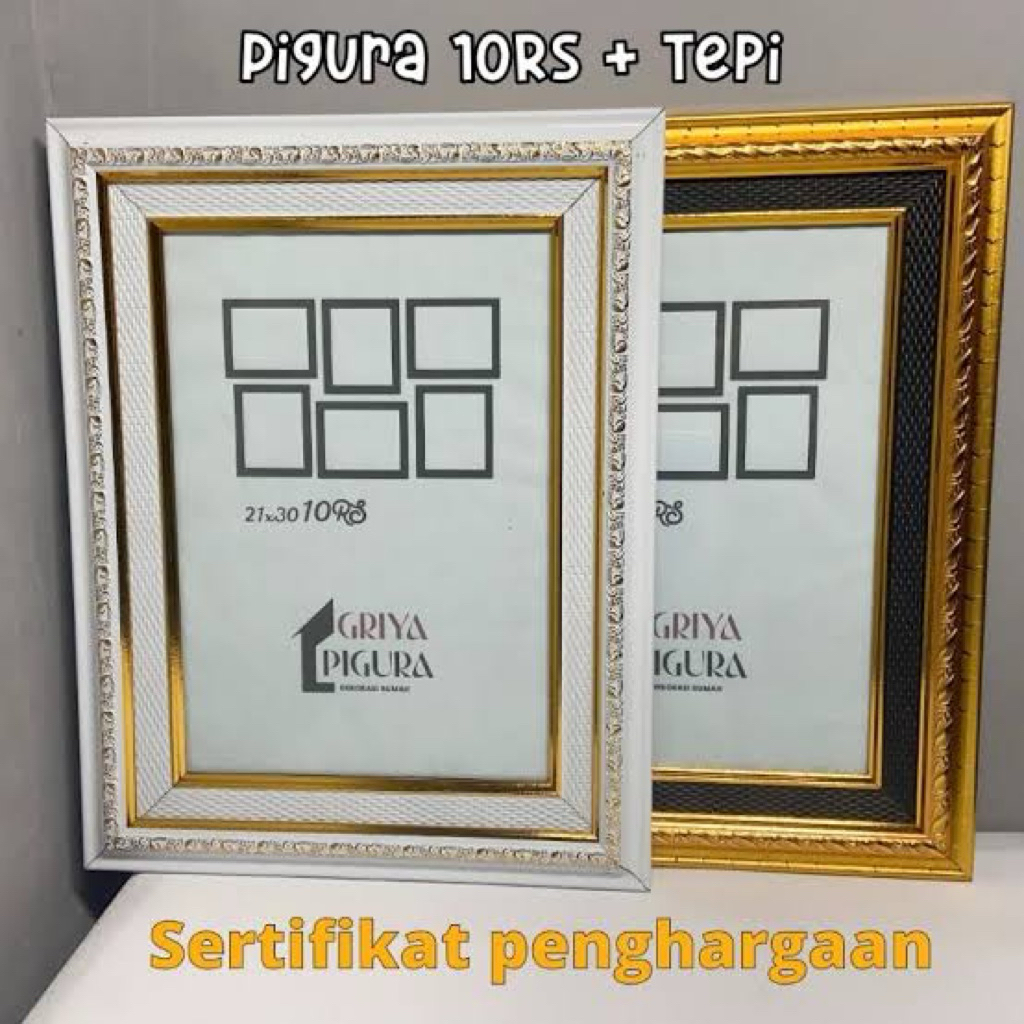 

pigura serifikat muat kertas A4