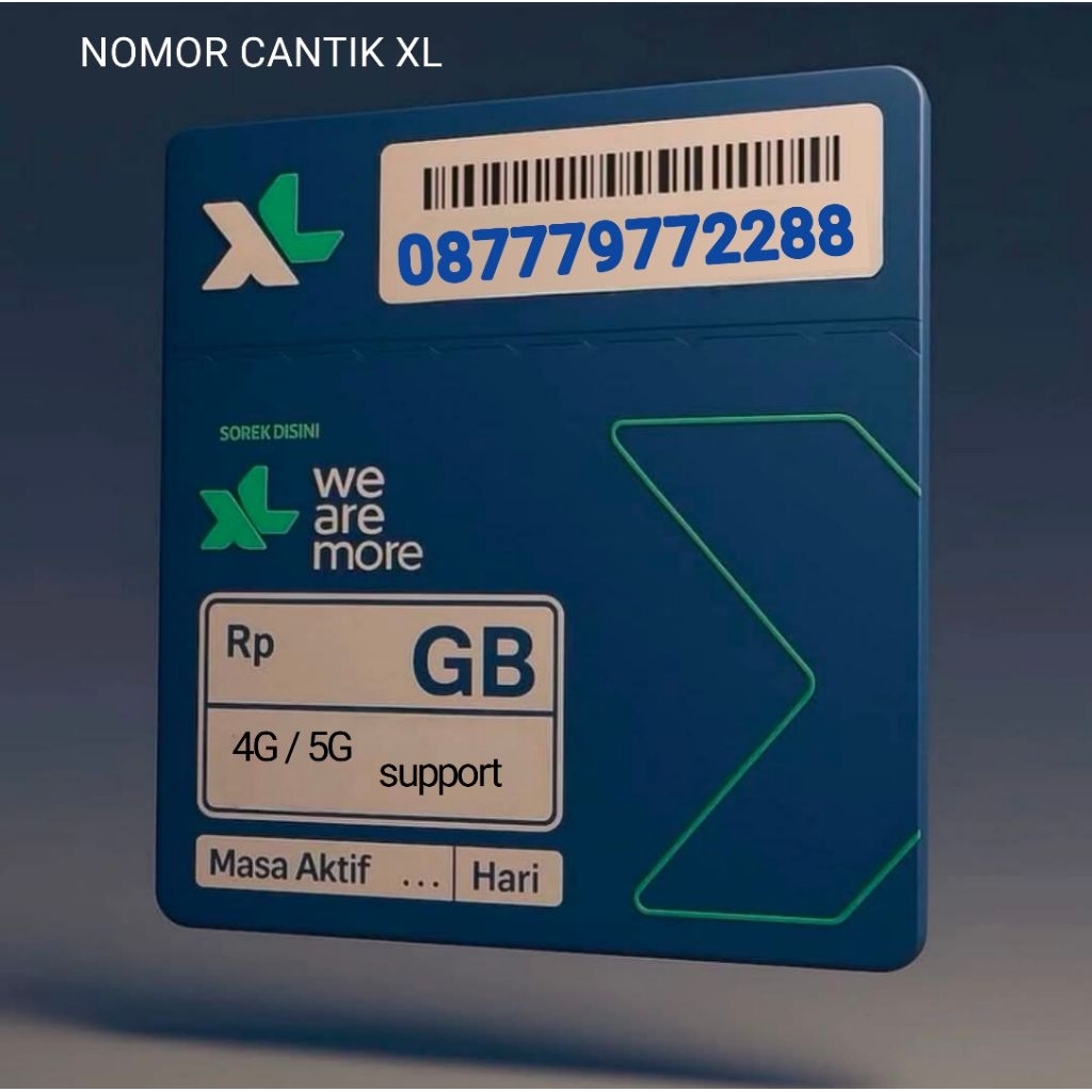 NOMOR CANTIK XL RAPI HOKI 8888