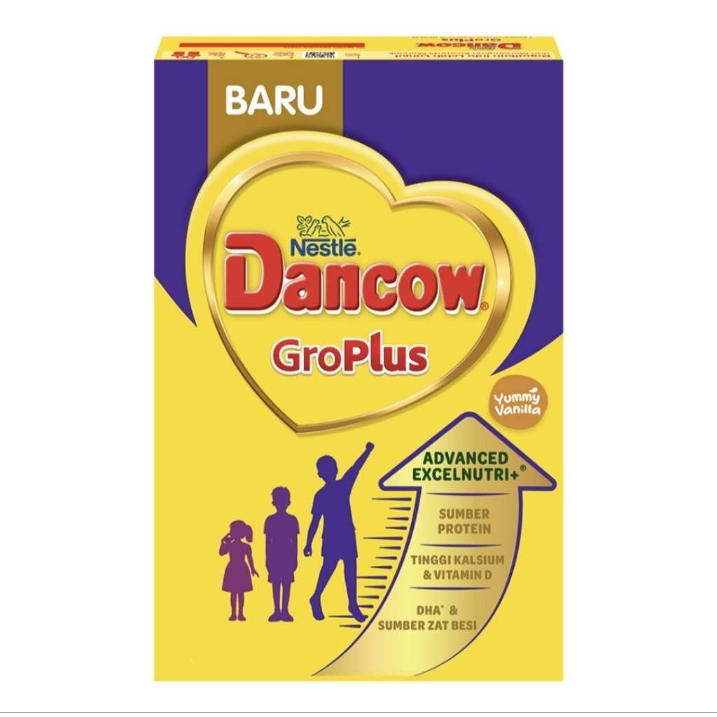 

Dancow Growplus vanila susu pertumbuhan anak 400 gr