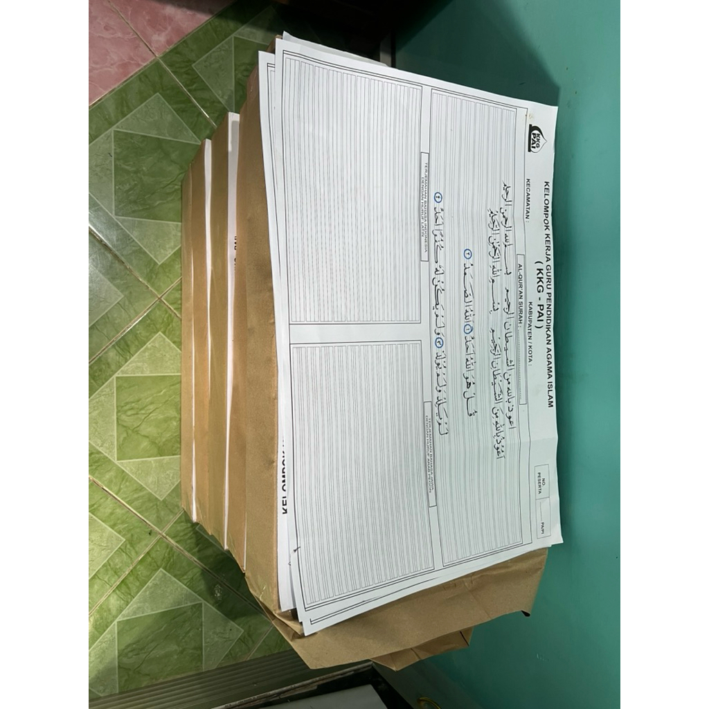 

Kertas Khat/KHOT untuk lomba MAPSI Terbaru ukuran 42x60 cm