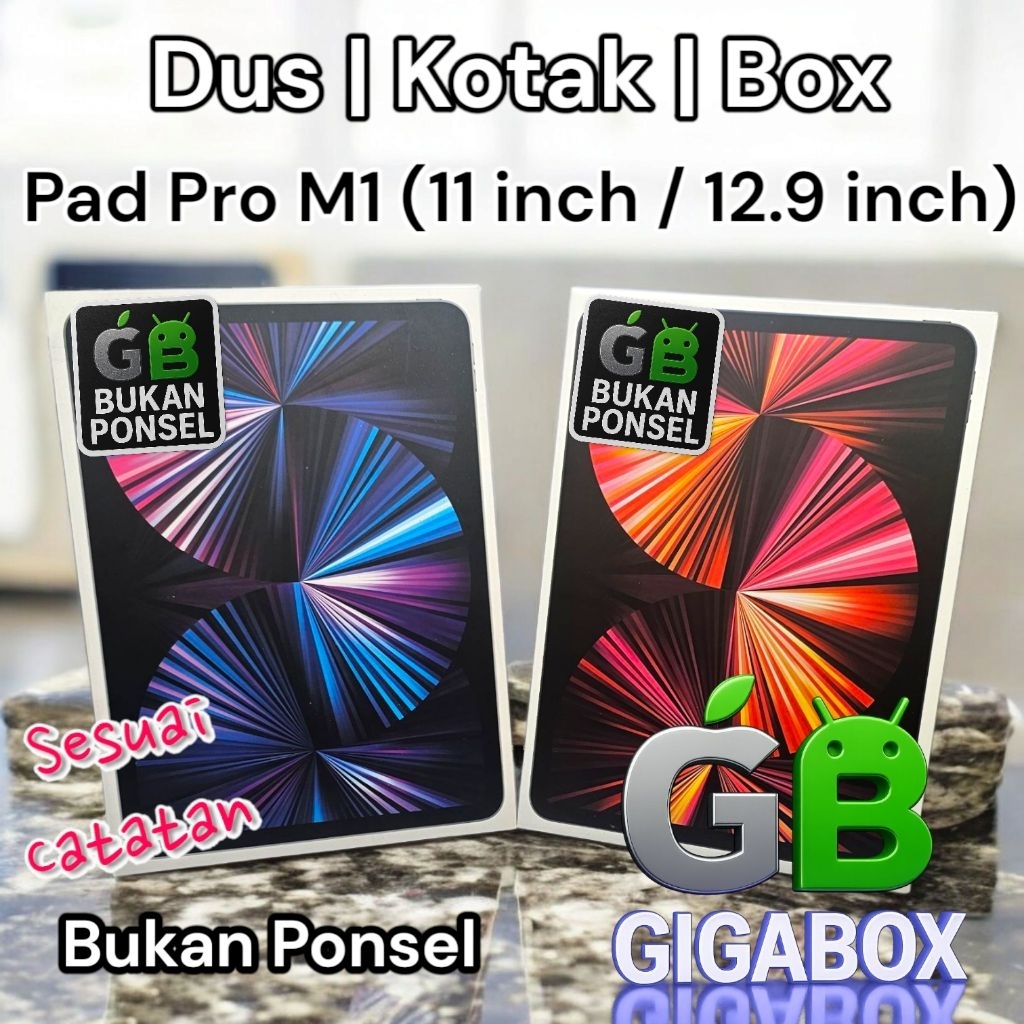 

(Sesuai Catatan) Dus | Kardus | Box Pad Pro M1 (11 inch / 12.9 inch) – Kemasan Premium dan Elegan