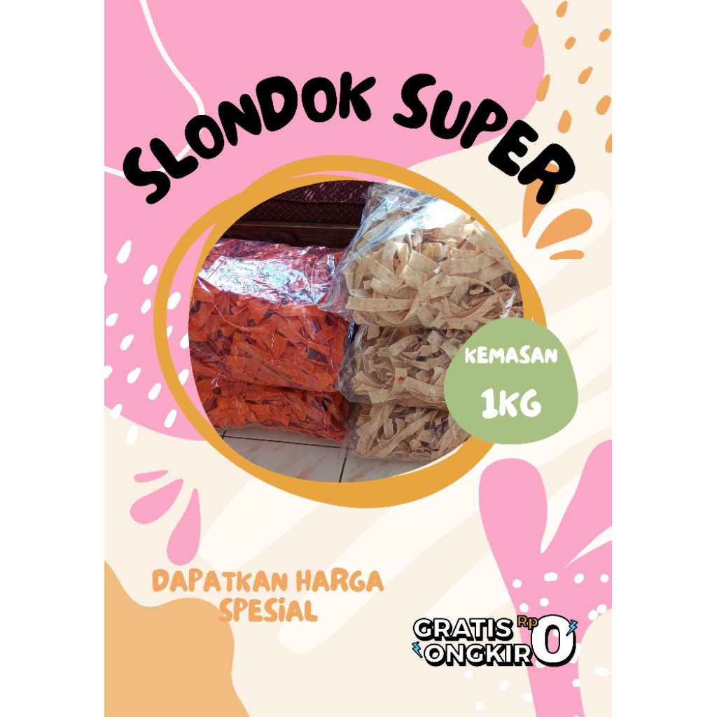 

Slondok Super Melar Siap Goreng kemasan 1kg