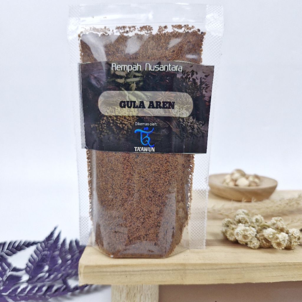 

Gula Aren Asli 100gr Manis Alami dari Nira, Tanpa Campuran/Gula Sehat & Alami untuk Minuman & Masakan