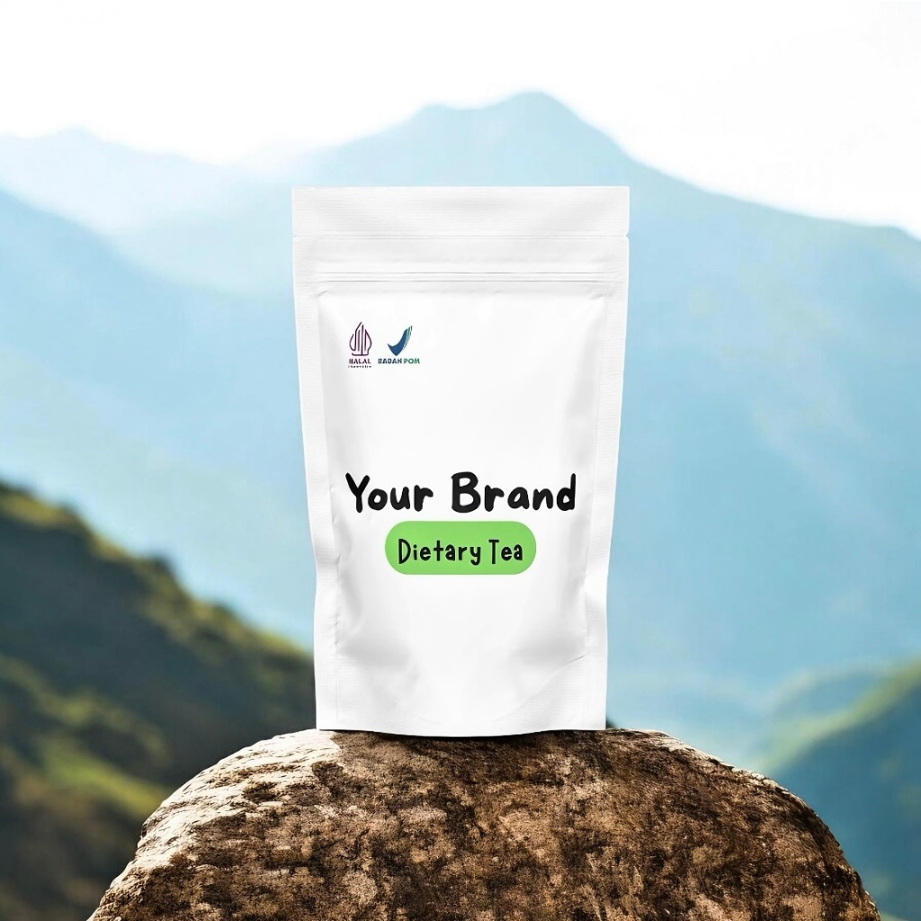 

[Paket 2 Pcs] Sampel Makloon Dietary Tea / Slimming Tea – Bisa Custom Brand Sendiri (OEM/ODM)