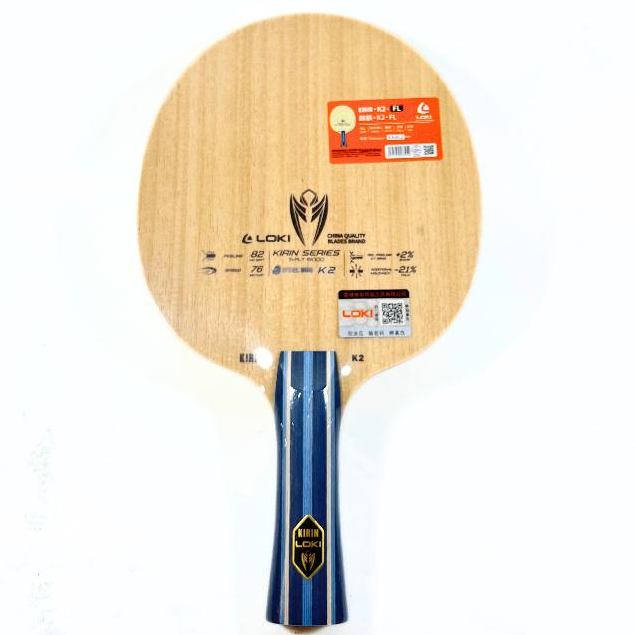 Bet Pingpong Tenis Meja Loki Kirin 2 / Bet Pingpong Loki K-2 Original