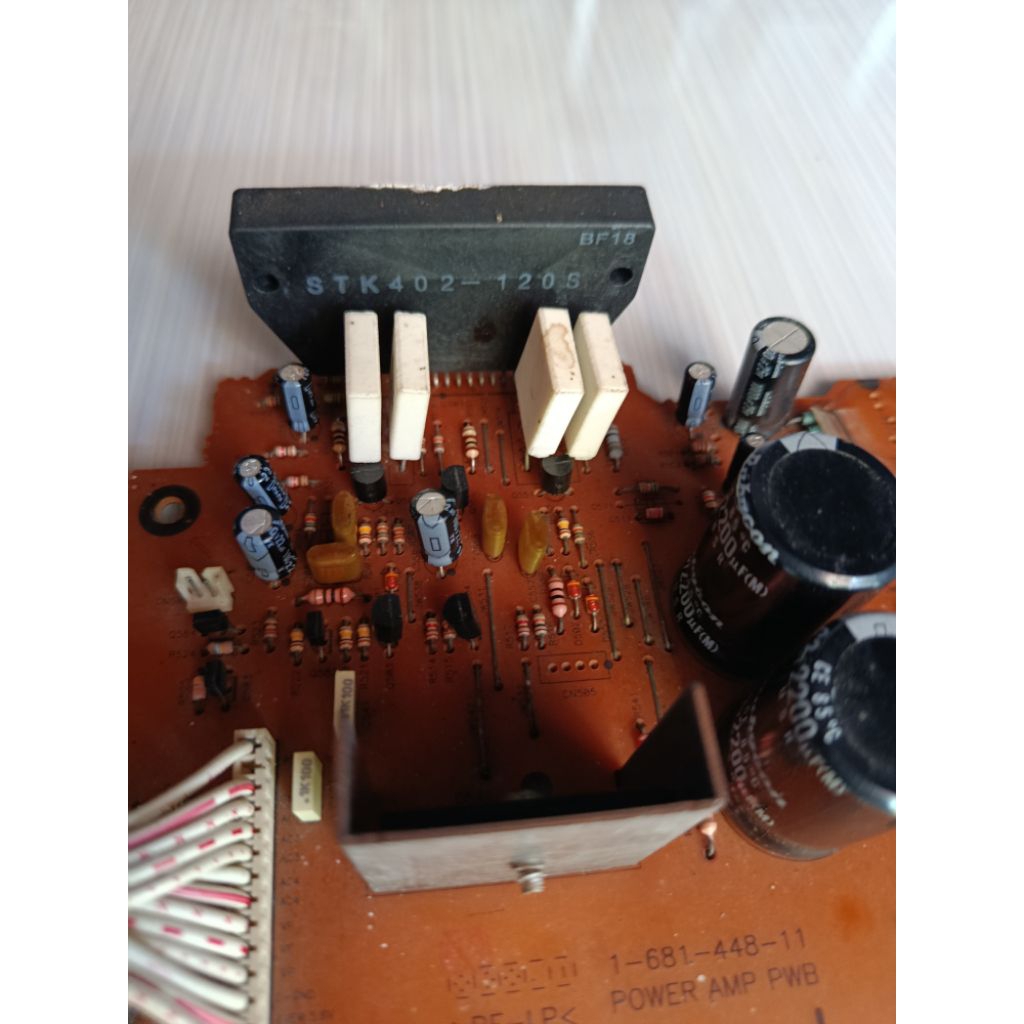 KIT AMPLI STK 402 - 120 S CABUTAN SONY KONDISI NORMAL