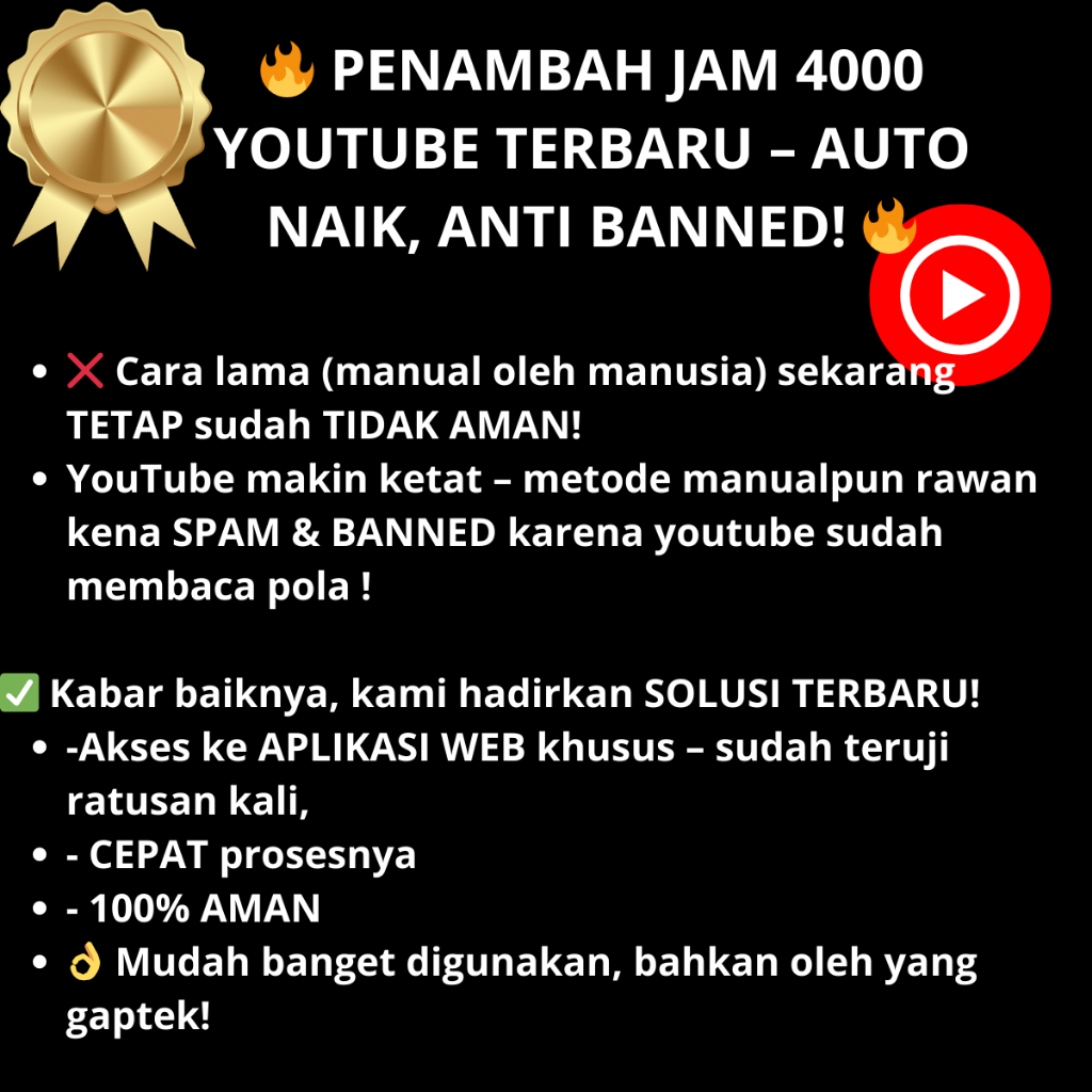 PALING AMAN  ALAT vieWER PENAMBAH 4000 JAM VIEws RETENSI TINGGI ber jam jam real tayang di YoUTuBe u