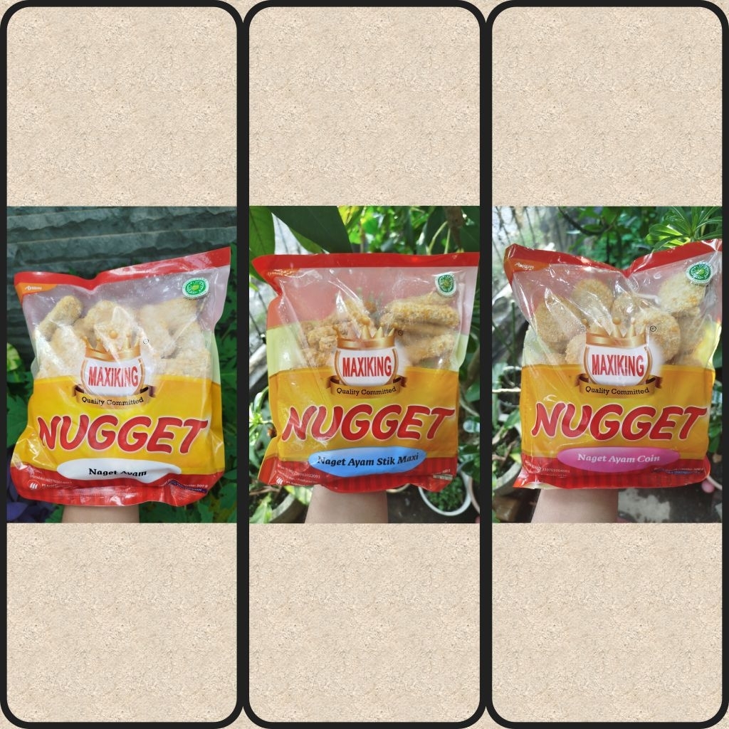 

Maxiking Chicken Nugget All Varian Kemasan 500gram