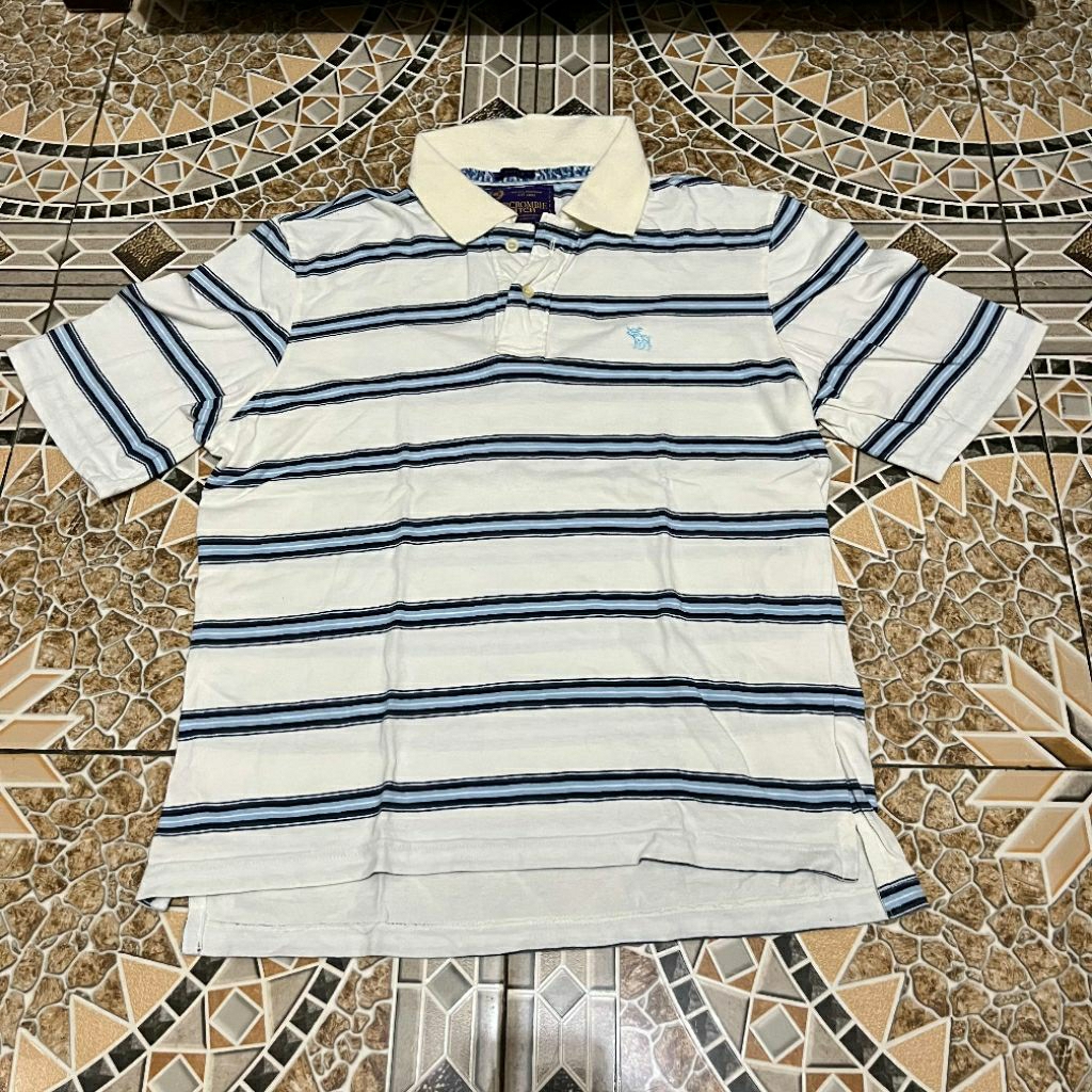 Baju kaos polo pria Abercrombie & fitch