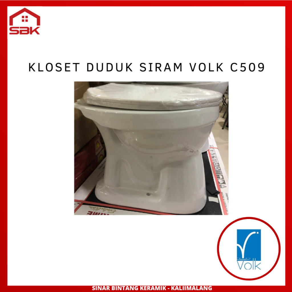 Closet Manual | Kloset Duduk Siram Volk C509