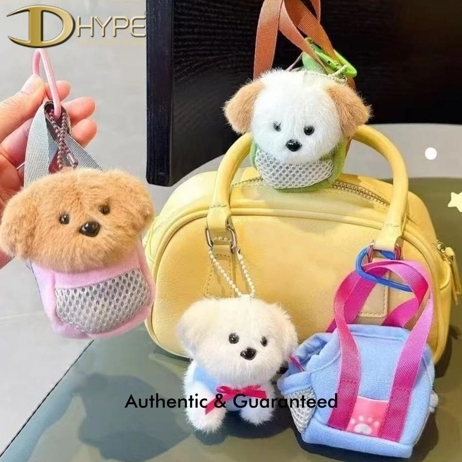 DOG CARRIER BAG KEYCHAIN CHARM 100% ORIGINAL
