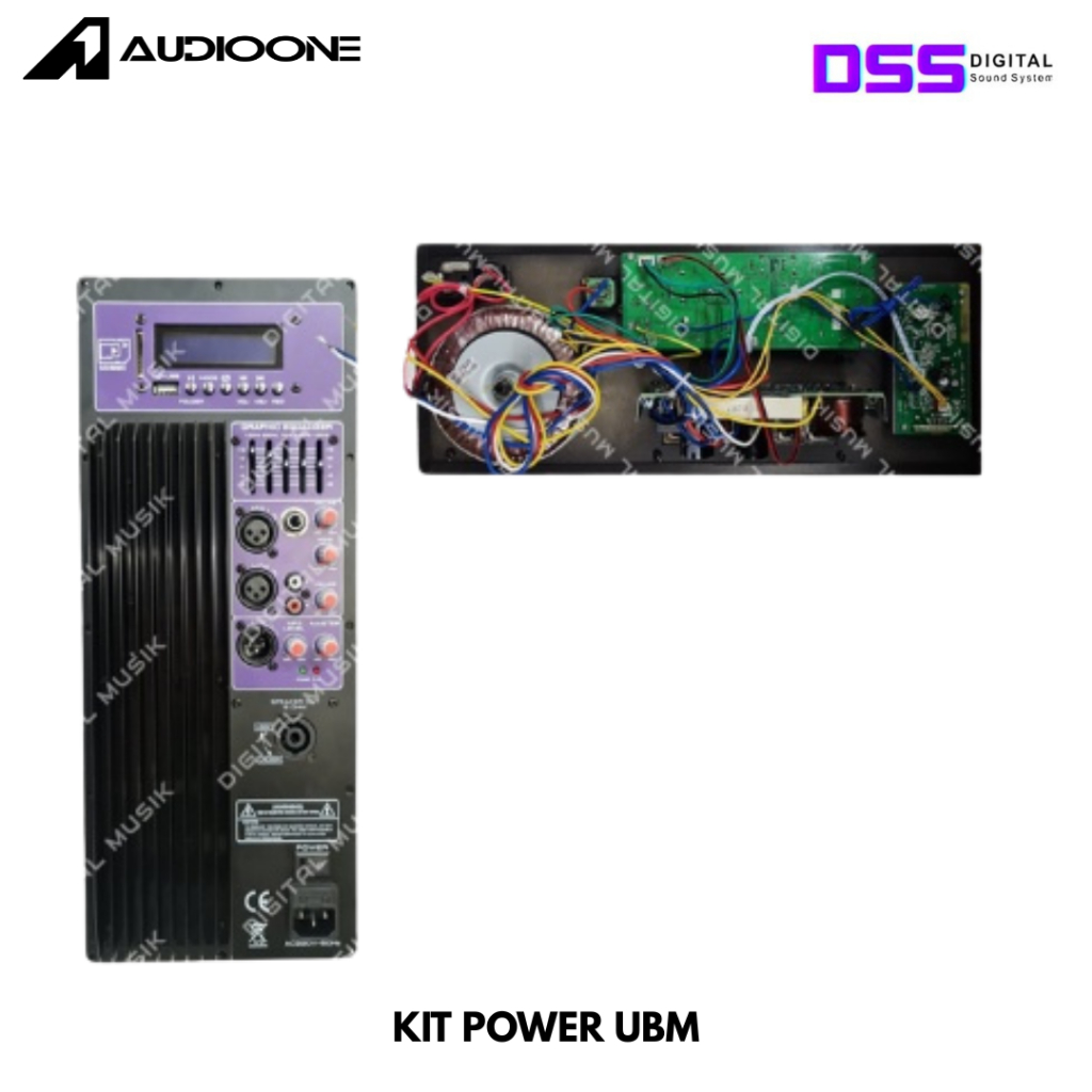 Mesin Kit Power Speaker Aktif U.E.B USB Equalizer Bluetooth 16x38cm IMPORT HIGH QUALITY (MR) RCF ASH