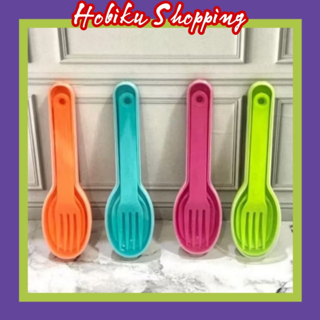SET SENDOK GARPU MAKAN BEKAL ANAK / SENDOK BENTO TRAVELLING