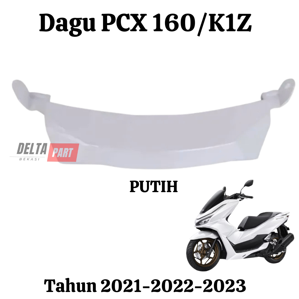 Cover front fr center Dagu New pcx 160 cc K1Z 2021 2022 2023 PUTIH
