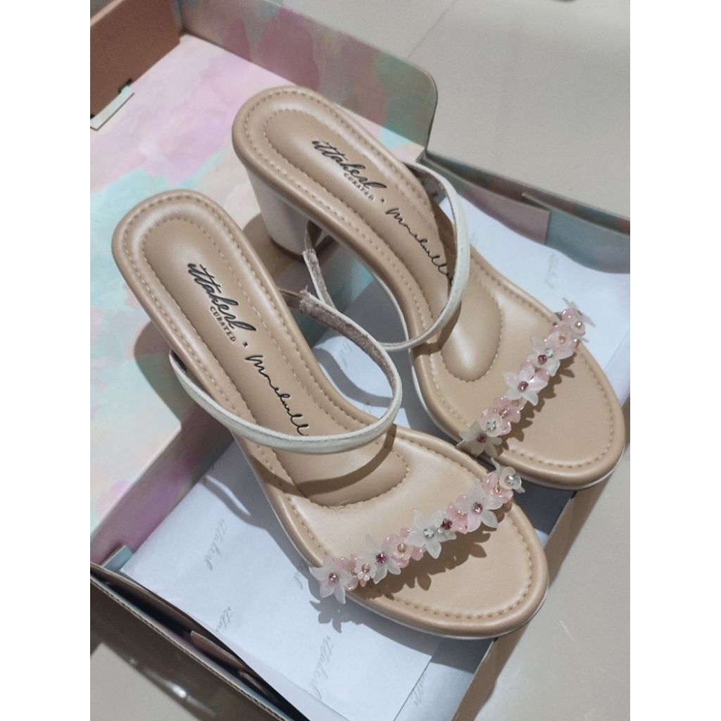 Mmehuillet x Ittaherl Block Heels Sandal Pink Size 40 Mystery Box Preloved