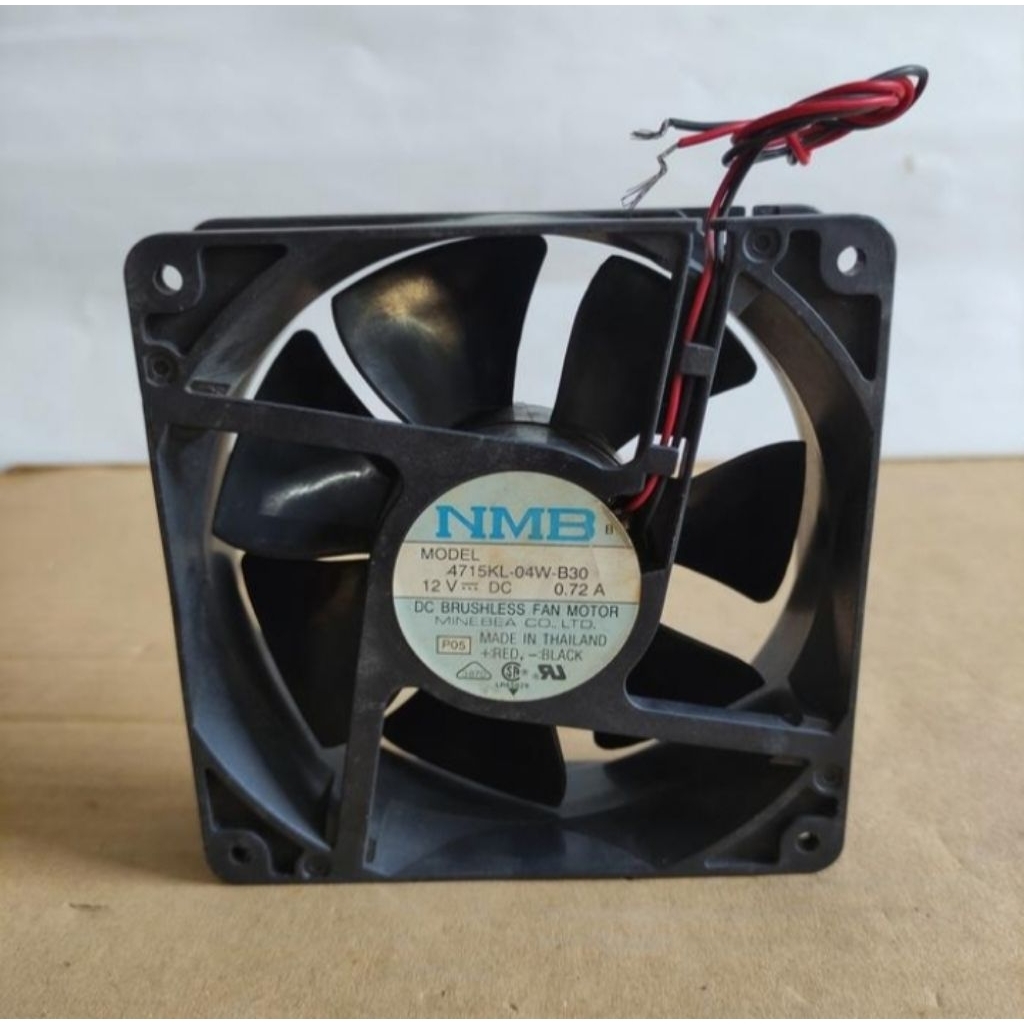 Fan DC 12v 0.72A High Speed 12cm Fan NMB Ball Bearing High Speed