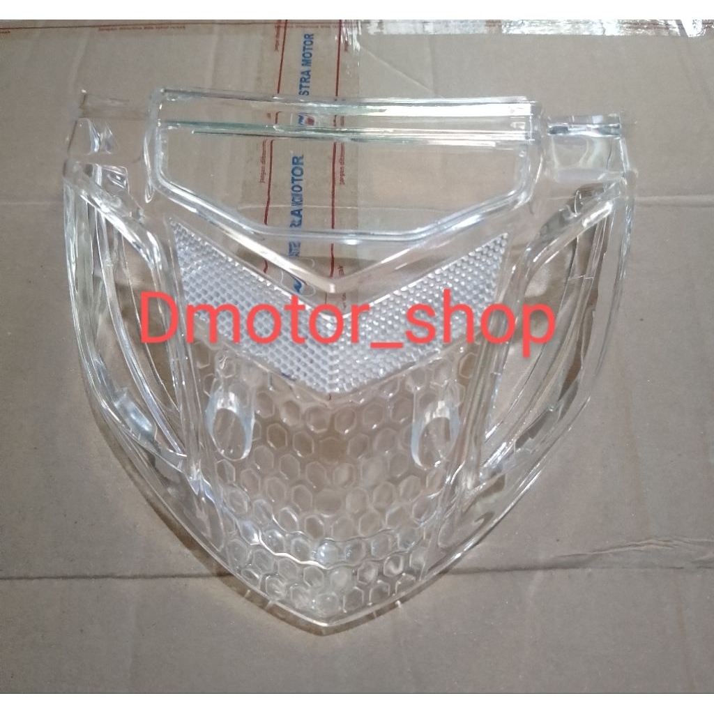 mika stop Supra fit new fit x fit s kaca mika lampu belakang Supra fit new putih