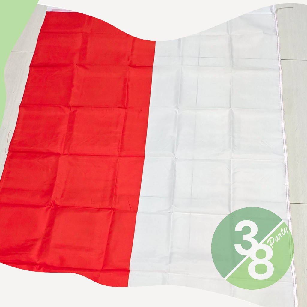 Bendera Merah Putih Bendera Indonesia Anti Air Outdoor Kain Tebal Besar Ukuran 150 cm x 90 cm