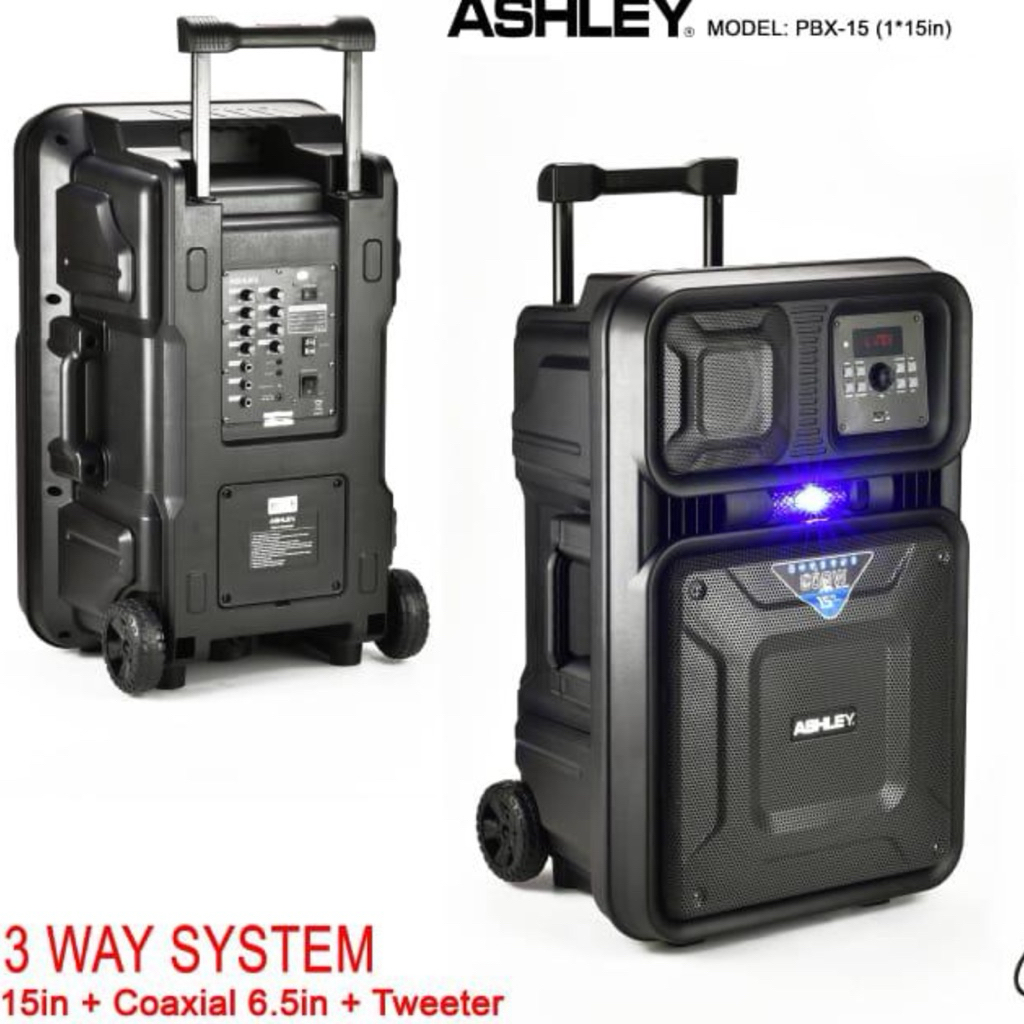 speaker portable ashley pbx15 original 15 inch bluetooth ASHLEY PBX 15