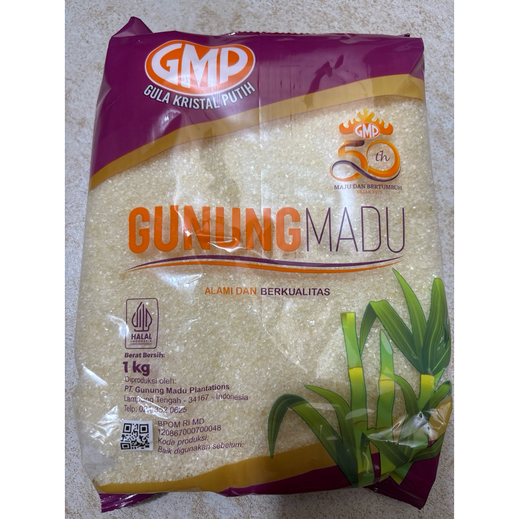 

Gula Pasir 1kg Merk Gunung Madu