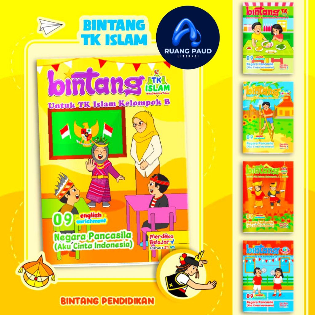 BUKU TK PAUD | KURIKULUM MERDEKA | MERDEKA BELAJAR | MAJALAH / LKS TERBARU