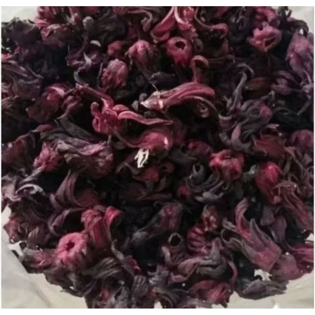

Teh Bunga Rosela Ungu Kering Kemasan 1Kg Super Premium
