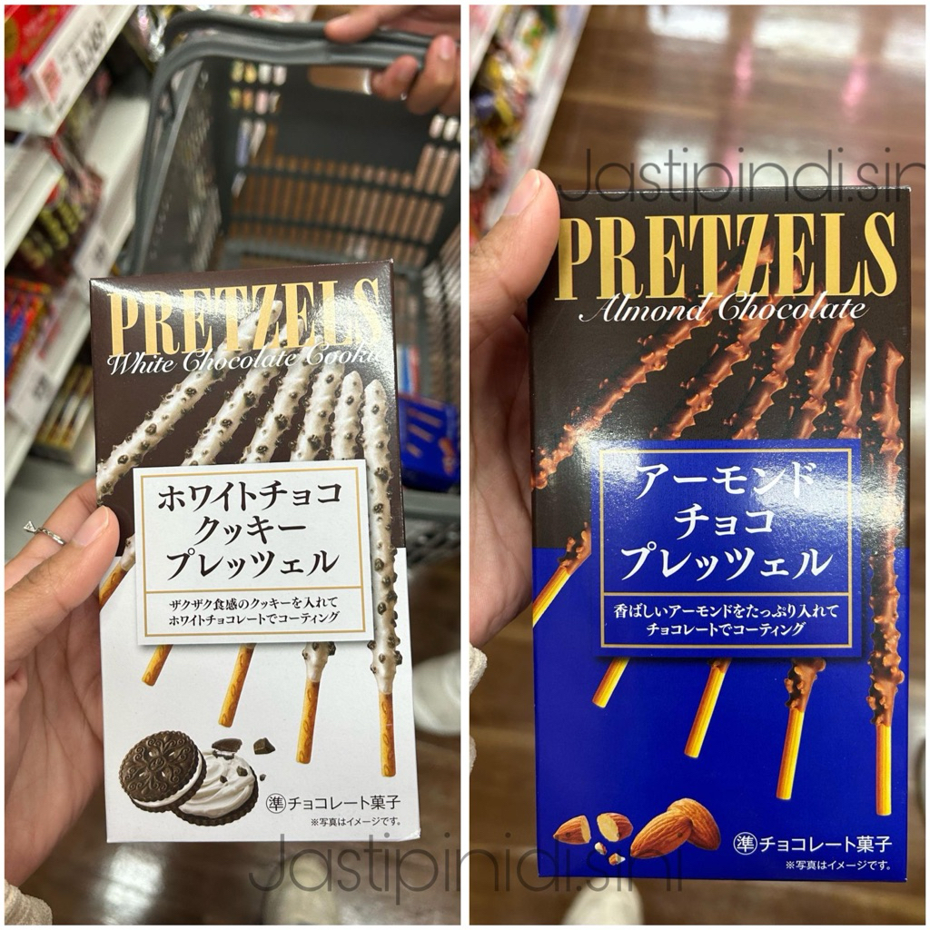 

PRETZELS Chocolate Stick | Stik Pretzel Lapis Cokelat Tebal dari Jepang
