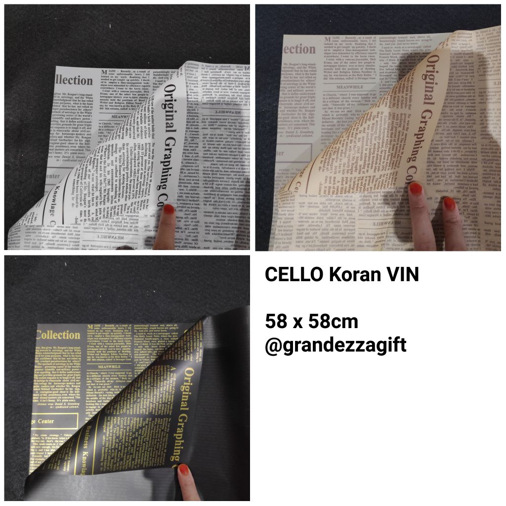 

CELLO 2W WHITE / KOTAK BB / KORAN wrapping paper kertas pembungkus bunga buket