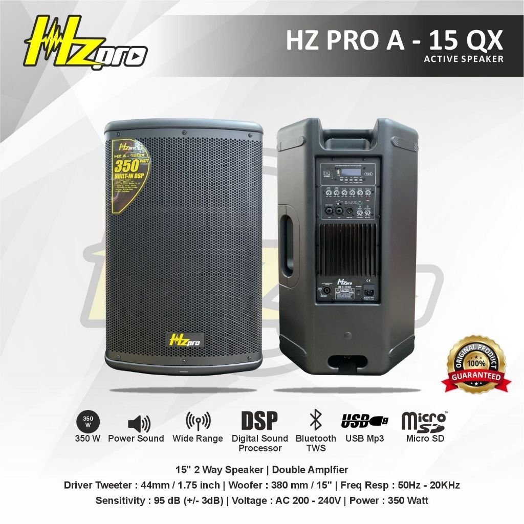 Speaker Aktif Hz Pro A - 15 QX