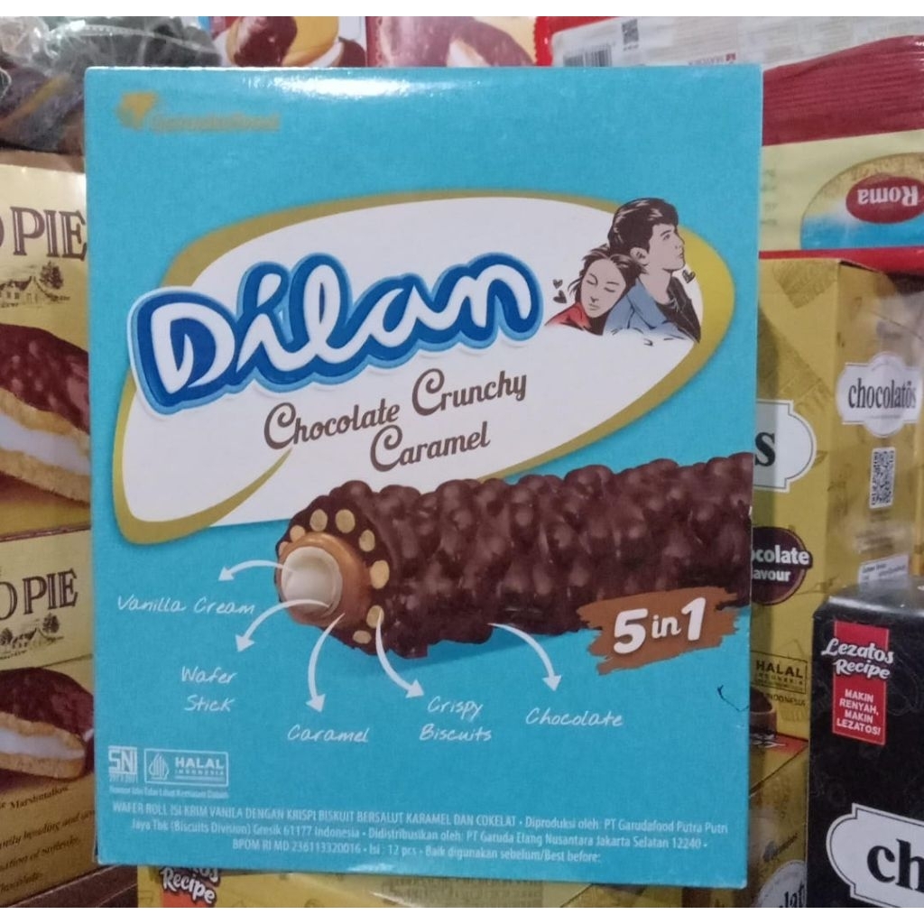 

Dilan Chocolate Crunchy Caramel 12pcs x 24 gram