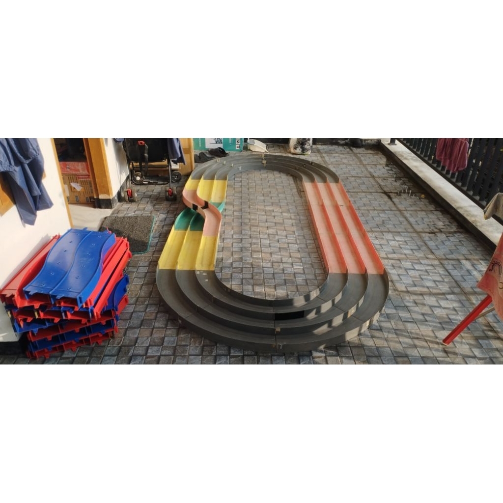 Track Tamiya 3 Jalur Balapan Mini 4WD Racing bekas