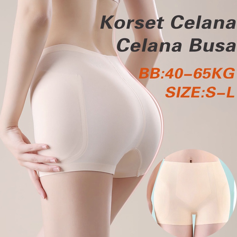 KODE M25T Celana Dalam Busa Pantat dan Pinggul CDCelana BusaKorset Celana