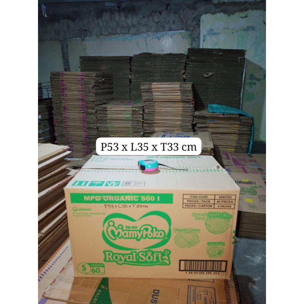 

Kardus Bekas Popok Mamypoko Ukuran NBS/M40/L