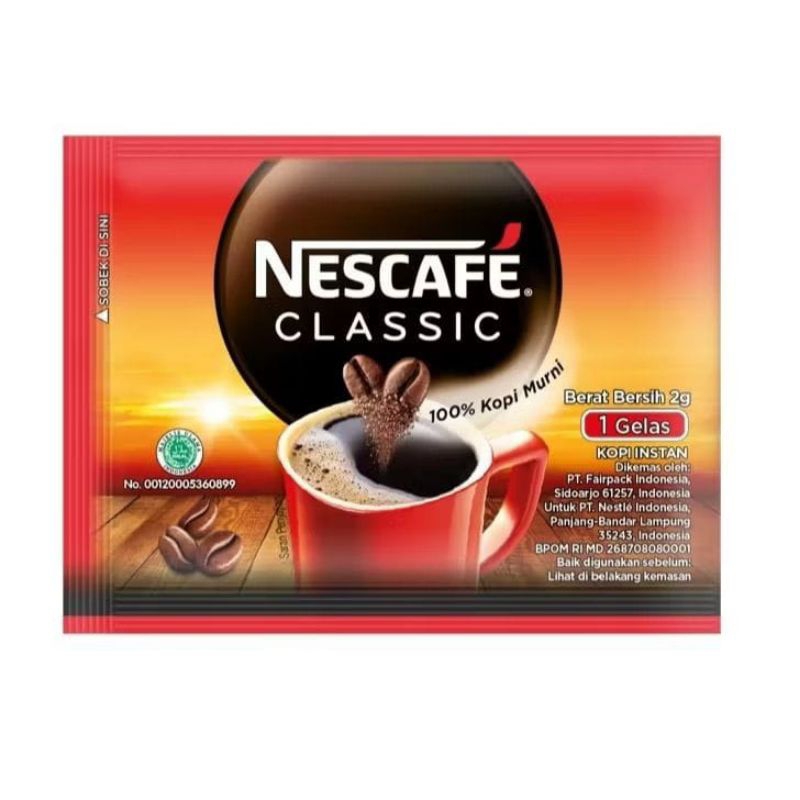 

Nescafe Classic Kopi 2 gr x 10 Sachet