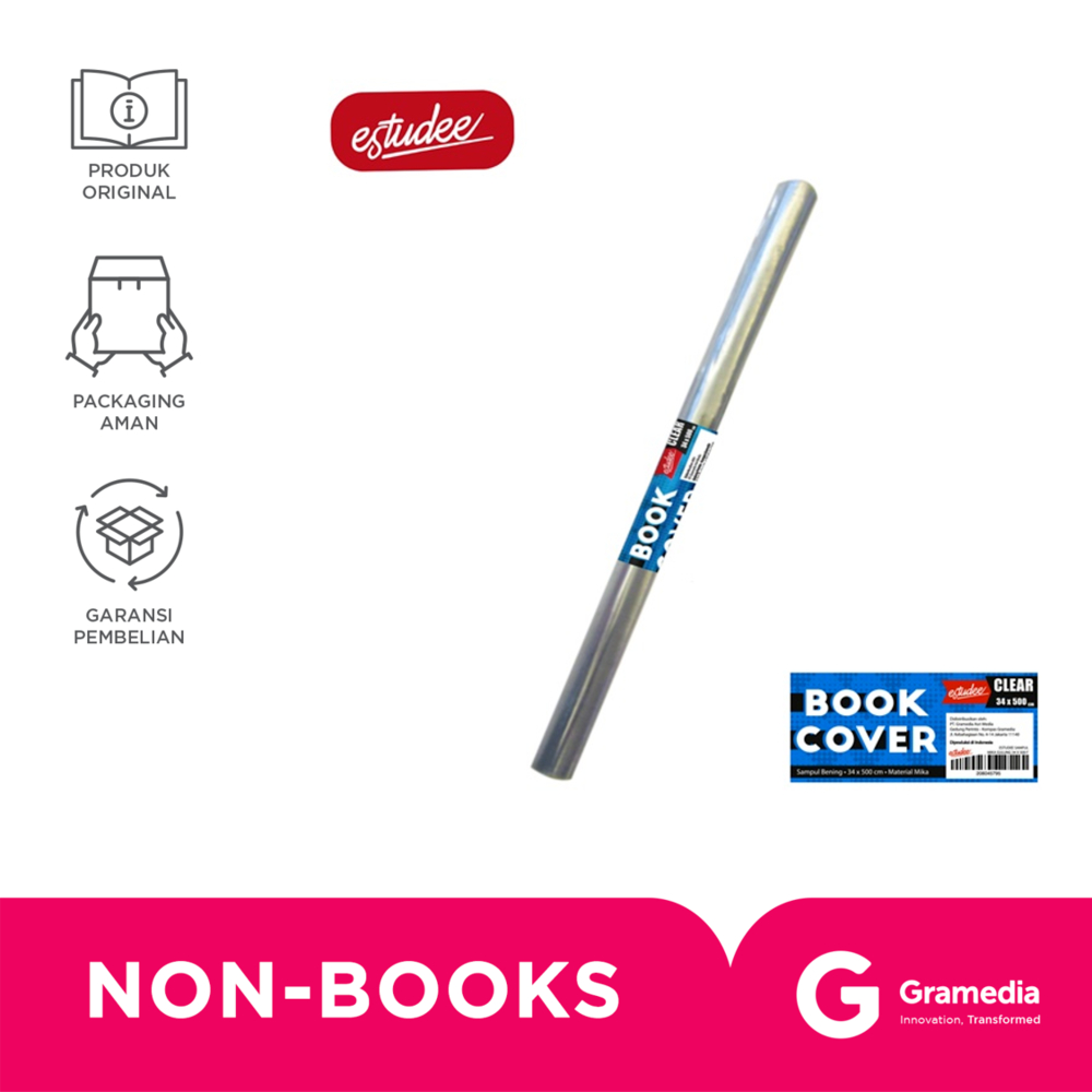 

Gramedia Cirebon - ESTUDEE SAMPUL MIKA GULUNG 34 X 500 I